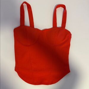 Chocolate Vibrant Red Top